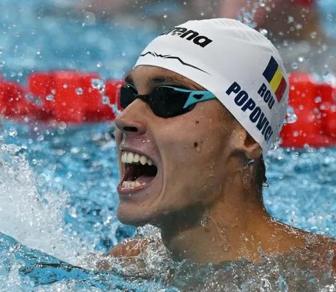 România, în sărbătoare! David Popovici, dublu campion mondial și nou record european