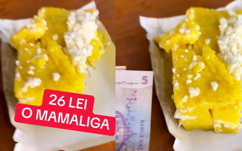 Mămăliga de la Târgul de Crăciun din Craiova a devenit virală: „Tu ești mâncare tradițională sau operă de artă?” Cât a plătit un vizitator pentru o porție aparent obișnuită