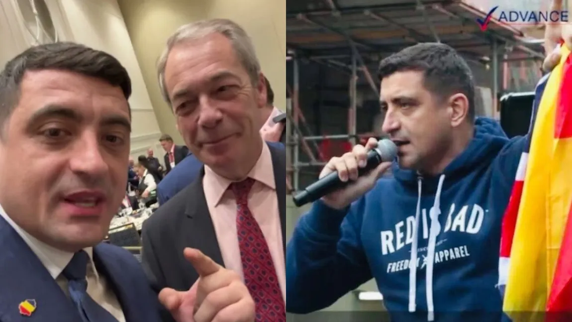 Nigel Farage, sprijinit public de George Simion, propune eliminarea beneficiilor sociale pentru românii din Marea Britanie