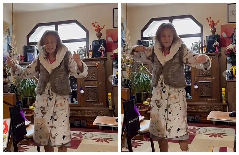 Marina Voica uimește pe toată lumea! Apariție spectaculoasă pe internet, la 89 de ani. Clipul a devenit viral