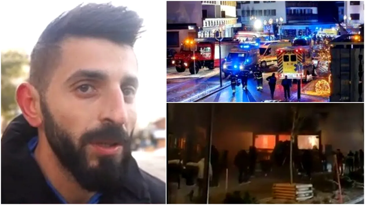 Cine este românul considerat erou după tragedia din Elveția. A salvat peste 100 de oameni în urma exploziei