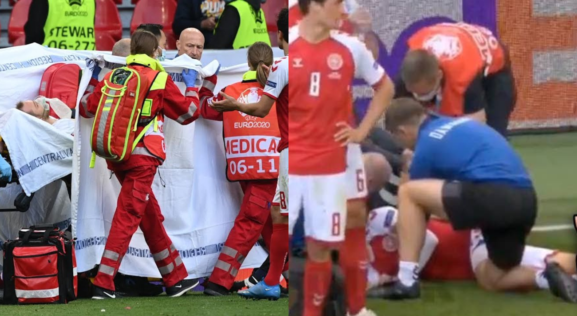Momente TENSIONATE pe gazon! Fotbalist celebru, prăbușit DIN NOU în timpul unui meci