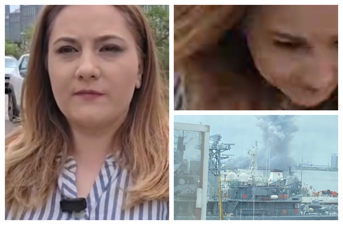 Jurnalistă TVR, prinsă în EXPL0ZIA DRONEI din Constanța