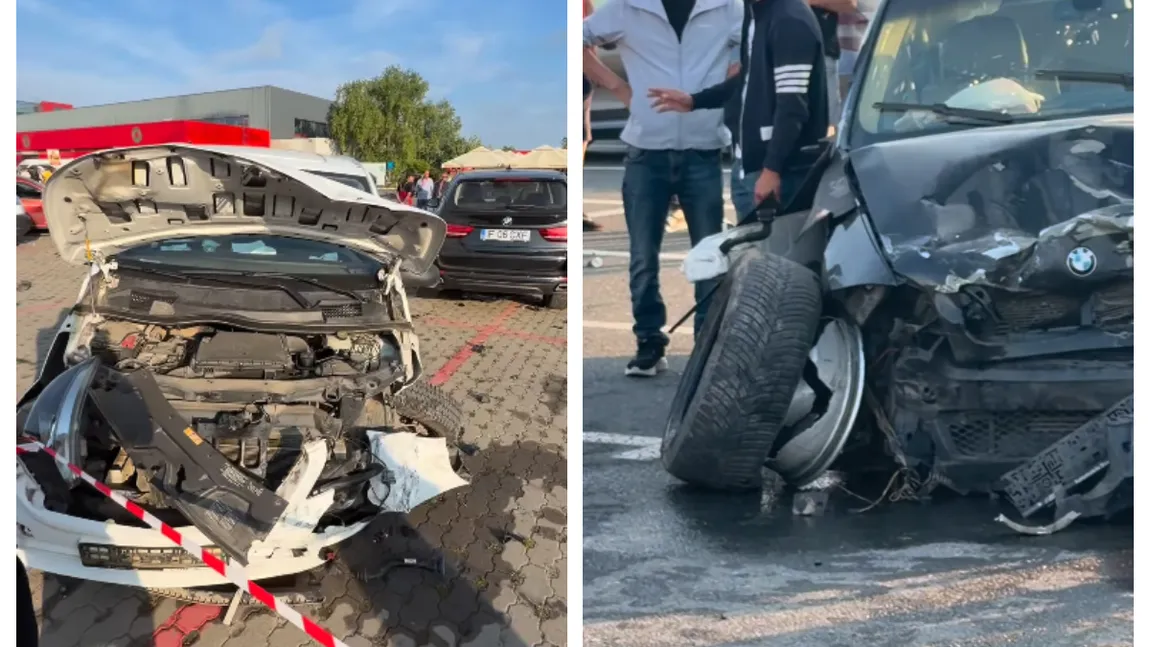 Accident TERIBIL! O șoferiță a distrus 12 mașini după ce a…